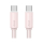 Kabel USAMS Kabel USB-C/USB-C 1m SJ73460W różowy